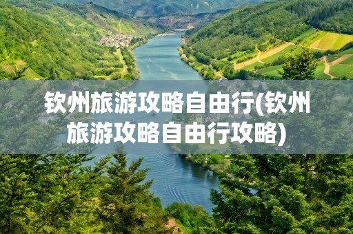 钦州旅游攻略自由行(钦州旅游攻略自由行攻略)