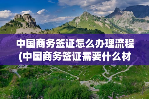 中国商务签证怎么办理流程(中国商务签证需要什么材料)