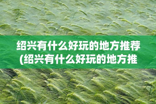 绍兴有什么好玩的地方推荐(绍兴有什么好玩的地方推荐一下)