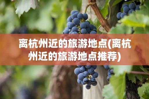 离杭州近的旅游地点(离杭州近的旅游地点推荐)