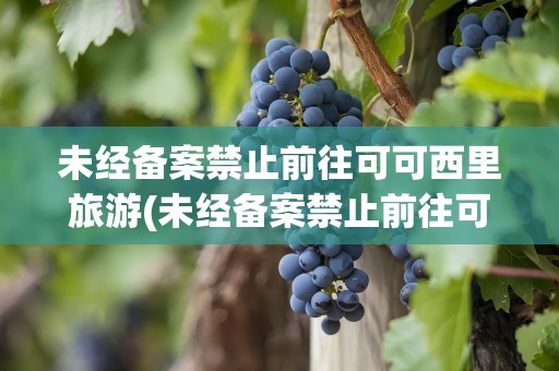 未经备案禁止前往可可西里旅游(未经备案禁止前往可可西里旅游的原因)