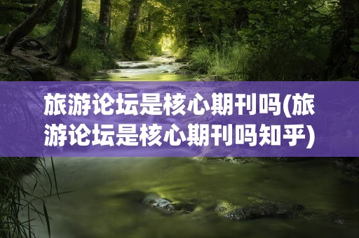 旅游论坛是核心期刊吗(旅游论坛是核心期刊吗知乎)