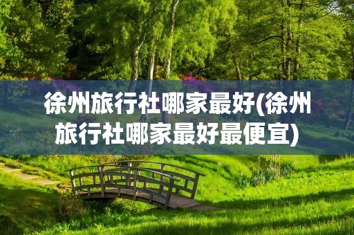 徐州旅行社哪家最好(徐州旅行社哪家最好最便宜)