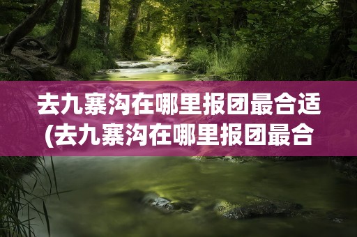 去九寨沟在哪里报团最合适(去九寨沟在哪里报团最合适的)