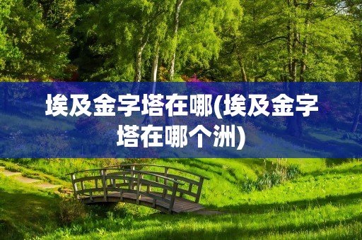 埃及金字塔在哪(埃及金字塔在哪个洲)