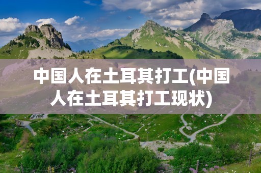 中国人在土耳其打工(中国人在土耳其打工现状)