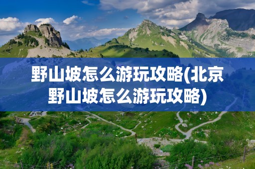 野山坡怎么游玩攻略(北京野山坡怎么游玩攻略)