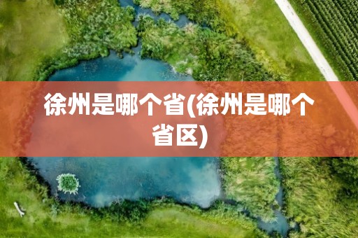 徐州是哪个省(徐州是哪个省区)