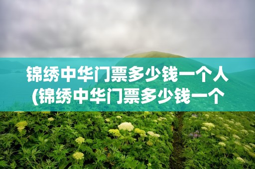 锦绣中华门票多少钱一个人(锦绣中华门票多少钱一个人民币)
