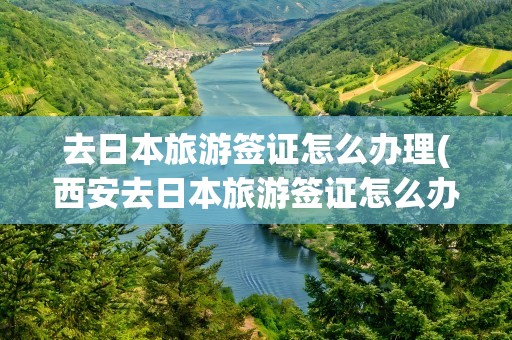 去日本旅游签证怎么办理(西安去日本旅游签证怎么办理)