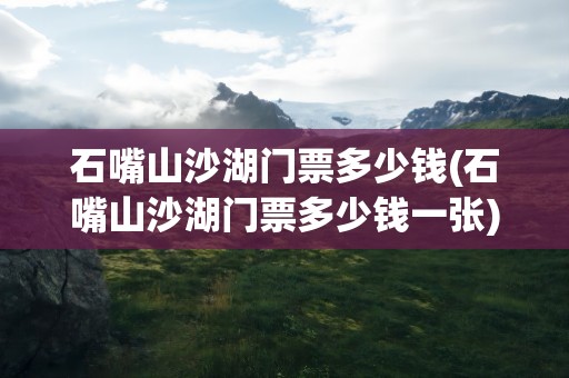 石嘴山沙湖门票多少钱(石嘴山沙湖门票多少钱一张)