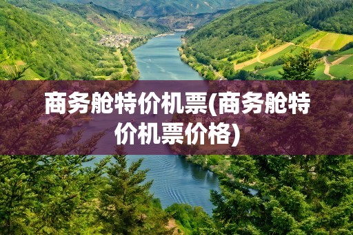 商务舱特价机票(商务舱特价机票价格)