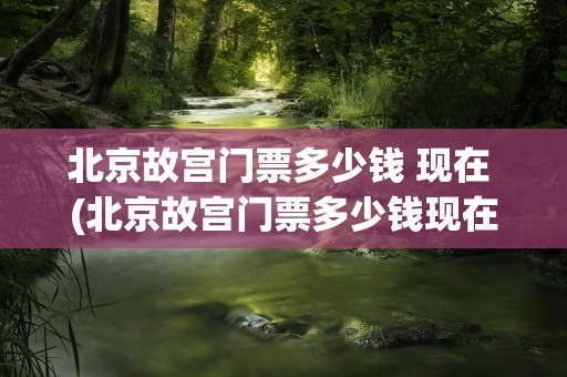 北京故宫门票多少钱 现在 (北京故宫门票多少钱现在)