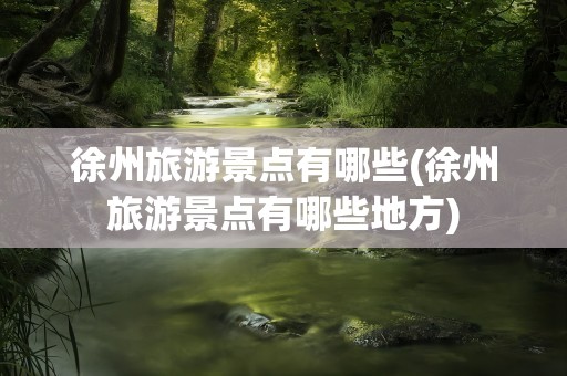 徐州旅游景点有哪些(徐州旅游景点有哪些地方)