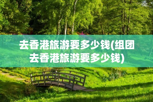 去香港旅游要多少钱(组团去香港旅游要多少钱)