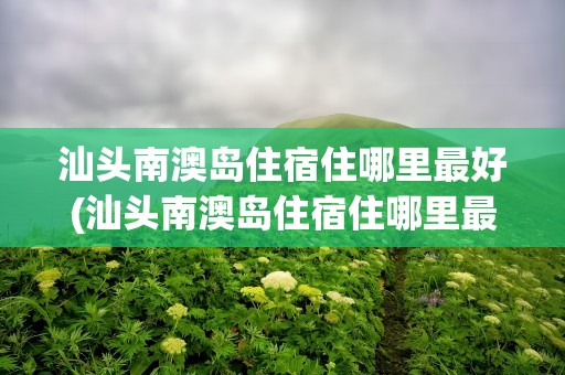 汕头南澳岛住宿住哪里最好(汕头南澳岛住宿住哪里最好玩)