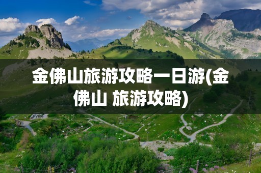 金佛山旅游攻略一日游(金佛山 旅游攻略)