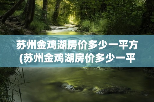 苏州金鸡湖房价多少一平方(苏州金鸡湖房价多少一平方米)