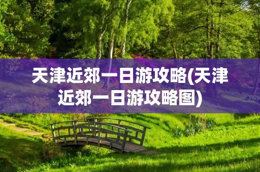 天津近郊一日游攻略(天津近郊一日游攻略图)
