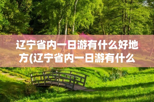 辽宁省内一日游有什么好地方(辽宁省内一日游有什么好地方吗)