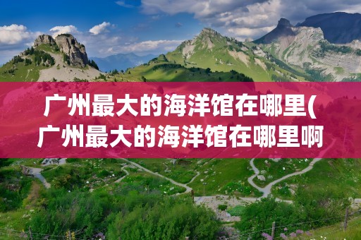 广州最大的海洋馆在哪里(广州最大的海洋馆在哪里啊)