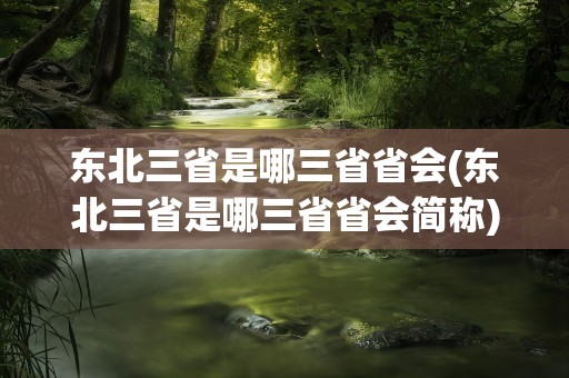 东北三省是哪三省省会(东北三省是哪三省省会简称)