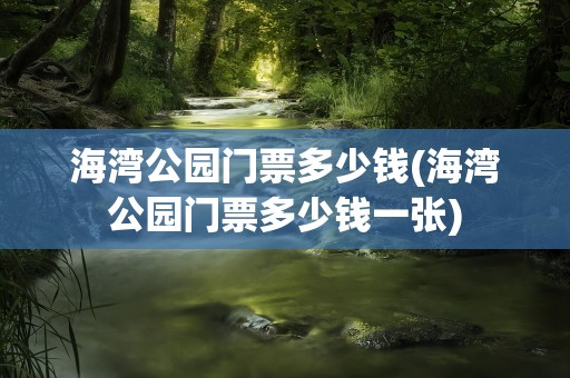 海湾公园门票多少钱(海湾公园门票多少钱一张)
