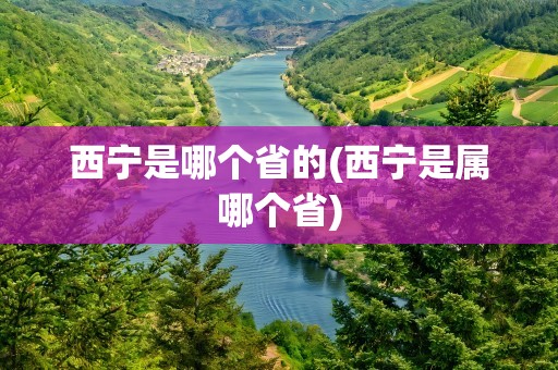 西宁是哪个省的(西宁是属哪个省)