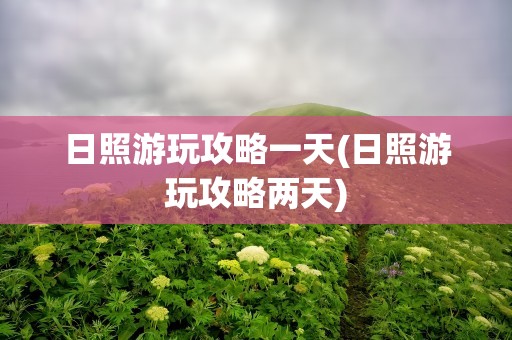 日照游玩攻略一天(日照游玩攻略两天)
