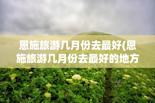 恩施旅游几月份去最好(恩施旅游几月份去最好的地方)