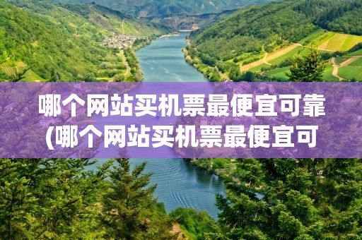哪个网站买机票最便宜可靠(哪个网站买机票最便宜可靠的)