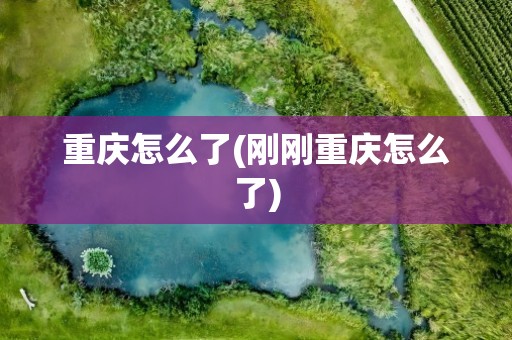 重庆怎么了(刚刚重庆怎么了)