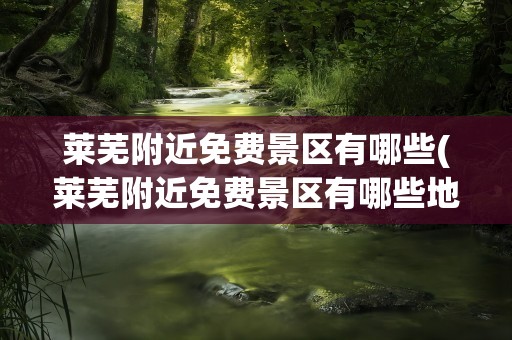 莱芜附近免费景区有哪些(莱芜附近免费景区有哪些地方)
