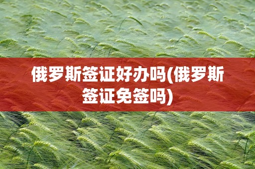 俄罗斯签证好办吗(俄罗斯签证免签吗)