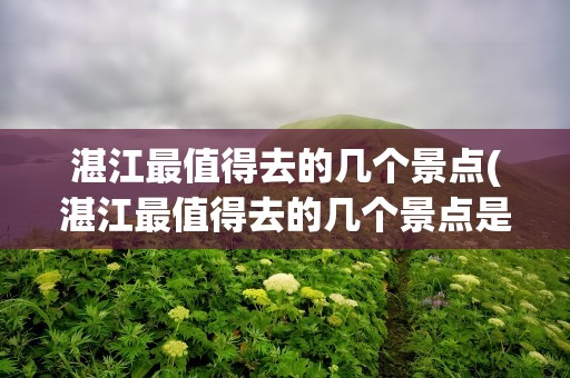 湛江最值得去的几个景点(湛江最值得去的几个景点是)