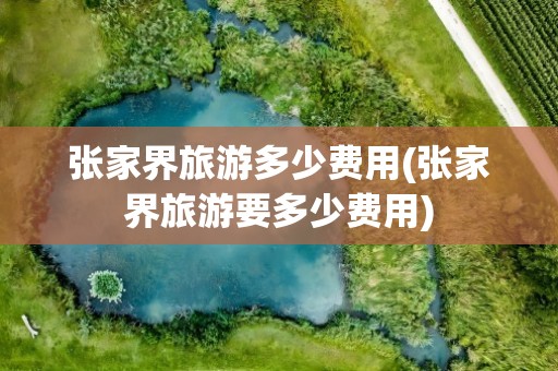 张家界旅游多少费用(张家界旅游要多少费用)