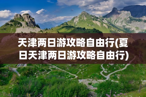天津两日游攻略自由行(夏日天津两日游攻略自由行)