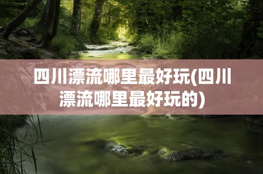 四川漂流哪里最好玩(四川漂流哪里最好玩的)