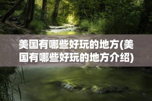美国有哪些好玩的地方(美国有哪些好玩的地方介绍)