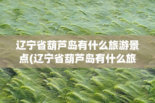 辽宁省葫芦岛有什么旅游景点(辽宁省葫芦岛有什么旅游景点吗)