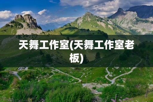 天舞工作室(天舞工作室老板)