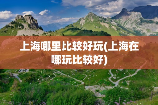 上海哪里比较好玩(上海在哪玩比较好)