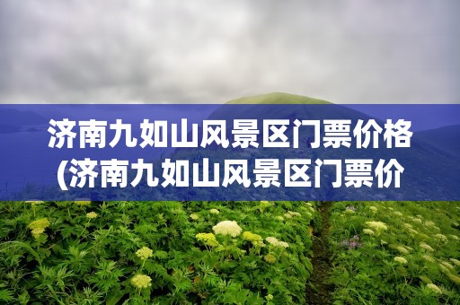 济南九如山风景区门票价格(济南九如山风景区门票价格表)