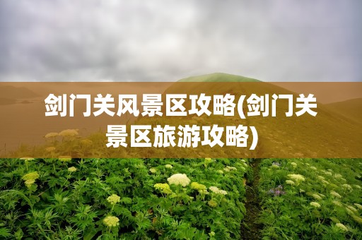 剑门关风景区攻略(剑门关景区旅游攻略)