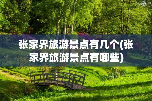 张家界旅游景点有几个(张家界旅游景点有哪些)