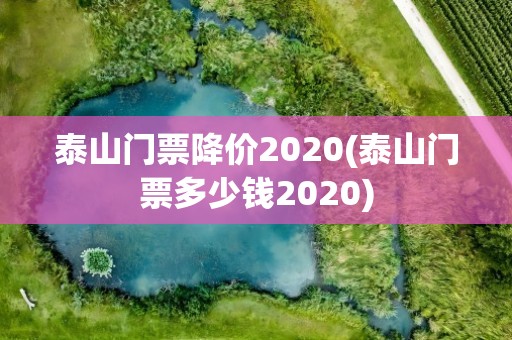 泰山门票降价2020(泰山门票多少钱2020)