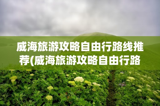 威海旅游攻略自由行路线推荐(威海旅游攻略自由行路线推荐图)