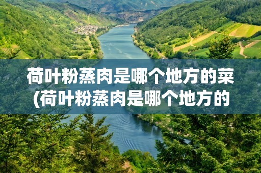 荷叶粉蒸肉是哪个地方的菜(荷叶粉蒸肉是哪个地方的菜系)