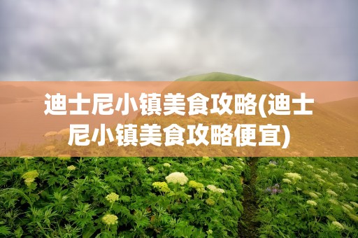 迪士尼小镇美食攻略(迪士尼小镇美食攻略便宜)