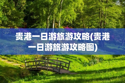 贵港一日游旅游攻略(贵港一日游旅游攻略图)